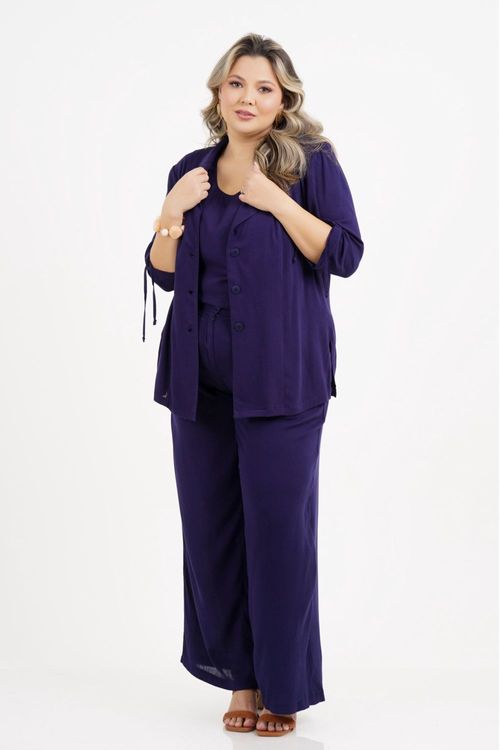 Blazer Plus Size Emily Manga 3/4