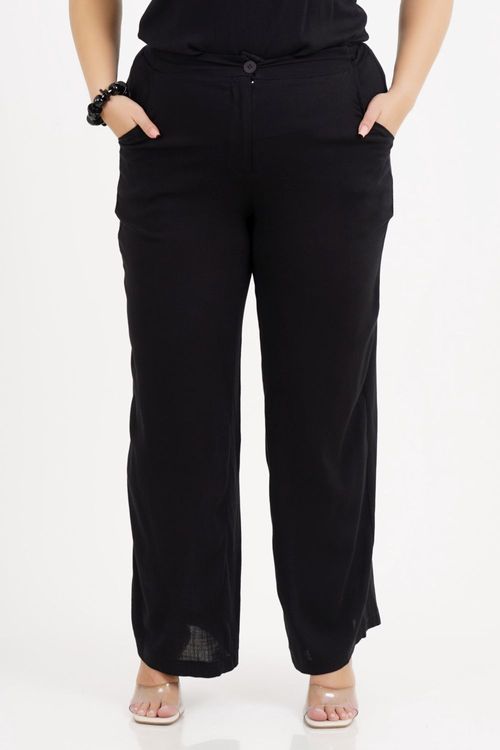 Calça Pantalona Plus Size Emily