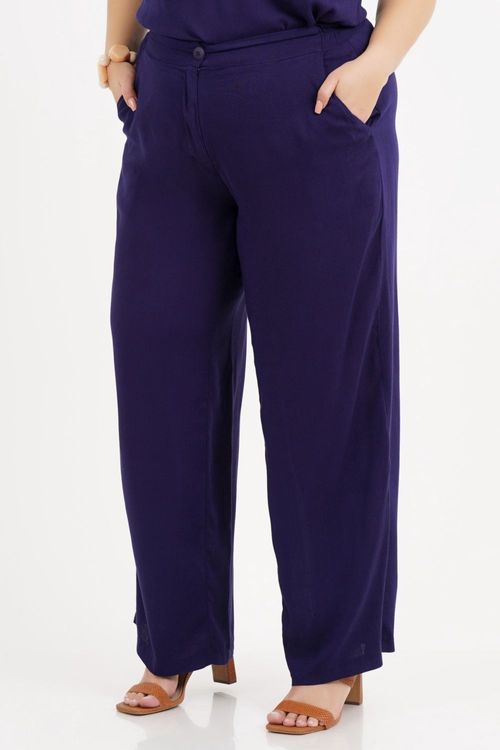 Calça Pantalona Plus Size Emily
