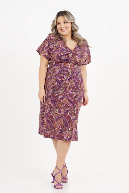 Vestido Plus Size Olívia Midi