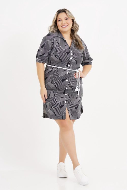 Vestido Plus Size Pietra Curto