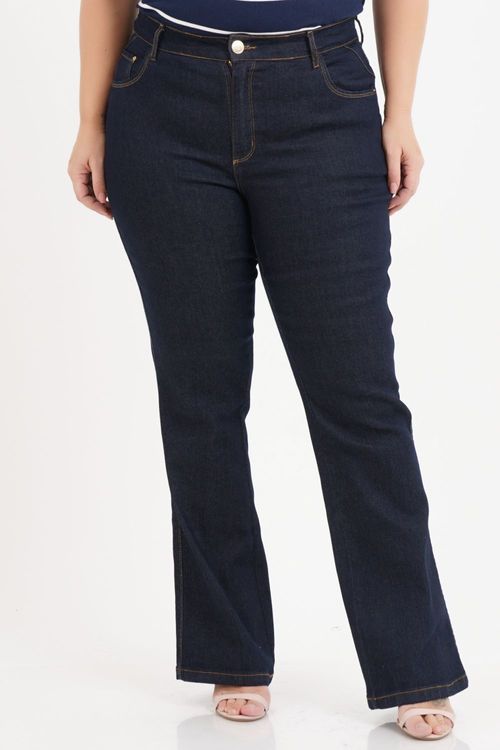 Calça Boot Cut Plus Size Selena Jeans