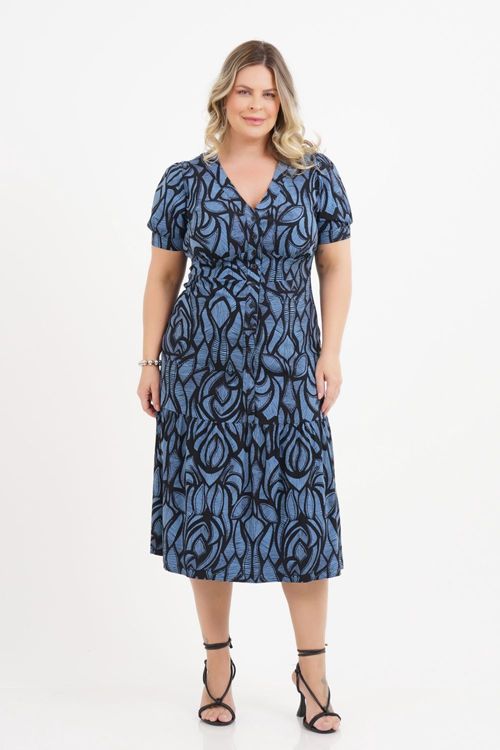 Vestido Plus Size Giulia Midi