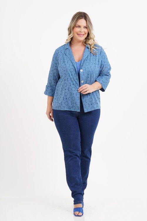 Blazer Plus Size Marcela Laise Manga 3/4