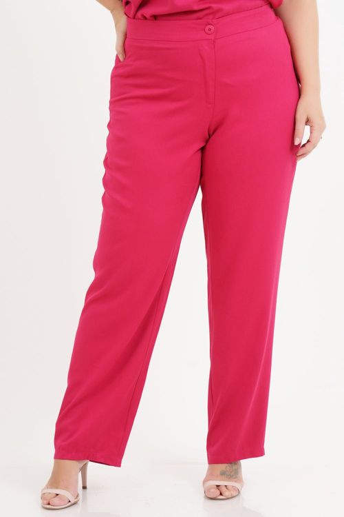 Calça Reta Plus Size Heloisa