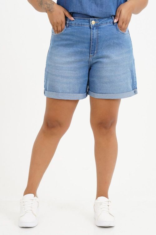 Shorts Mom Plus Size Denise Jeans