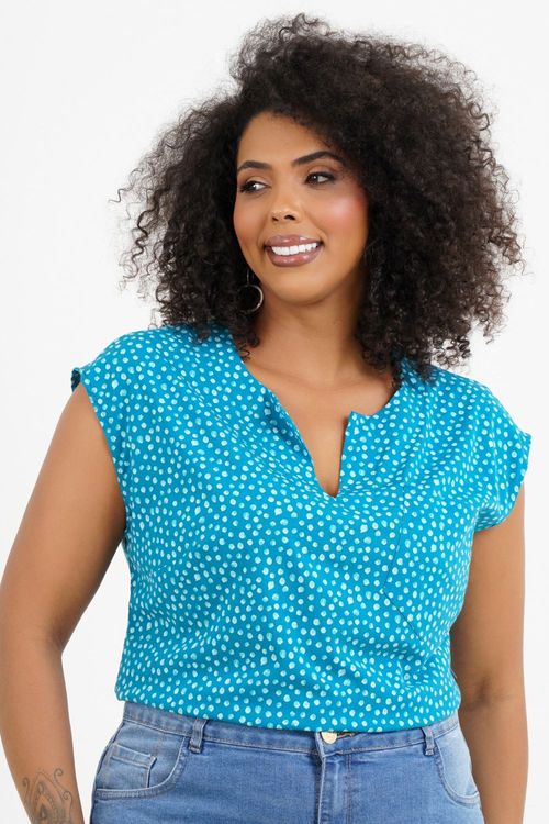Blusa Plus Size Deise Manga Curta