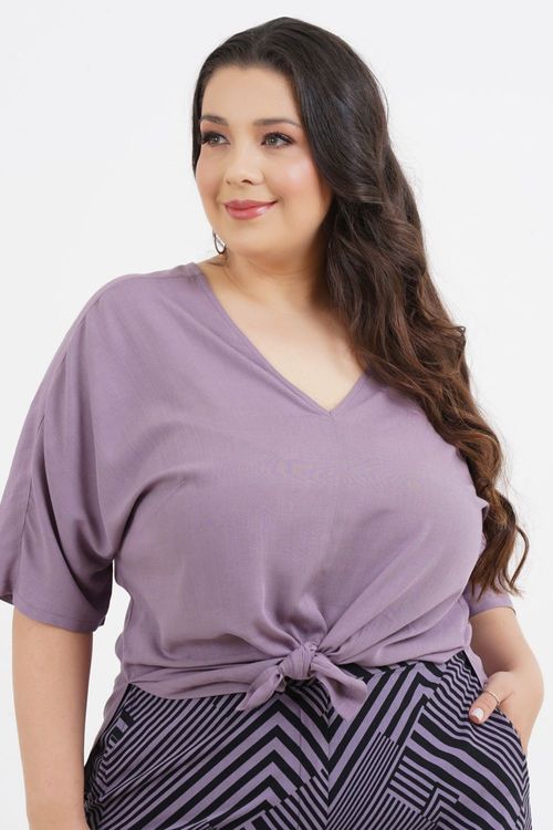 Blusa Plus Size Sandy Manga 3/4