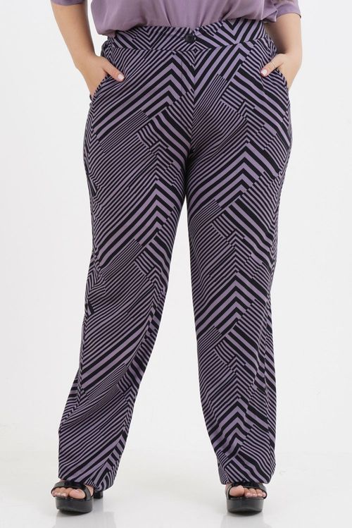 Calça Pantalona Plus Size Sandy
