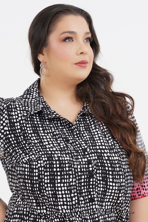 Vestido Plus Size Nicole Médio