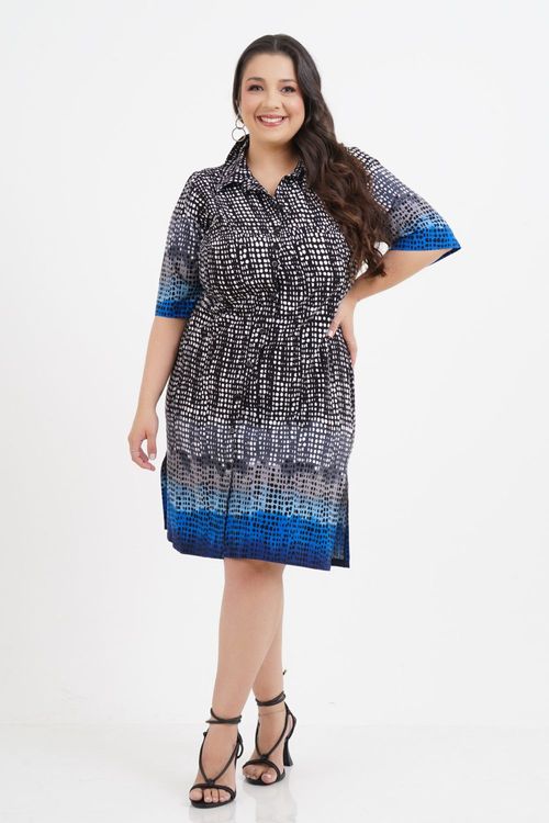Vestido Plus Size Nicole Médio