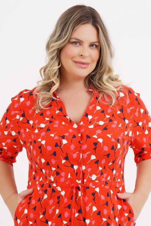 Vestido Plus Size Iolanda Curto