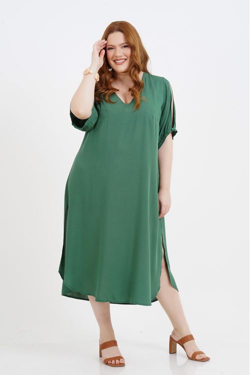 Vestido Plus Size Alana Midi