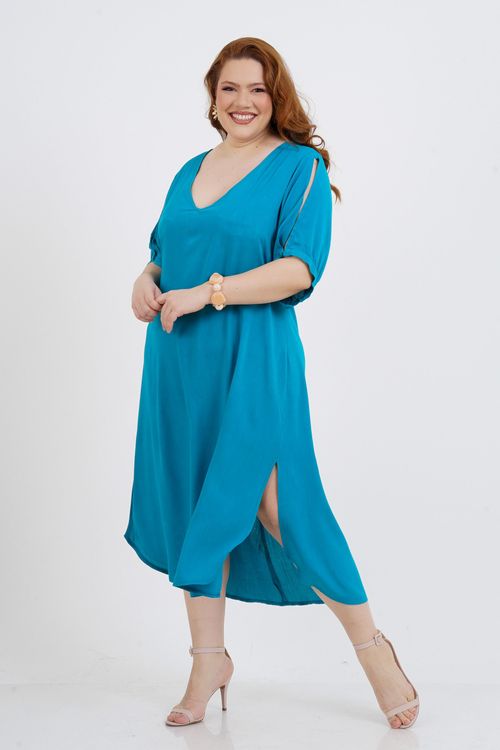 Vestido Plus Size Alana Midi