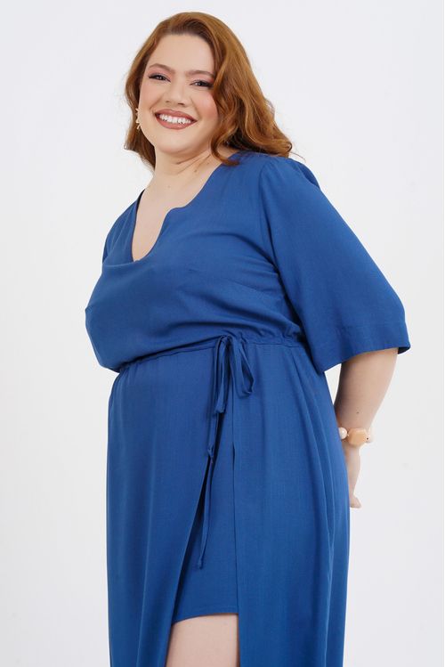 Vestido Plus Size Aurora Midi