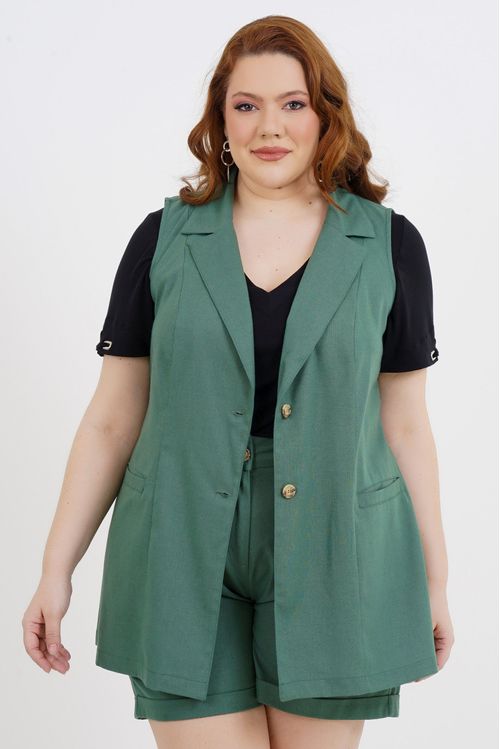 Colete Plus Size Rebeca