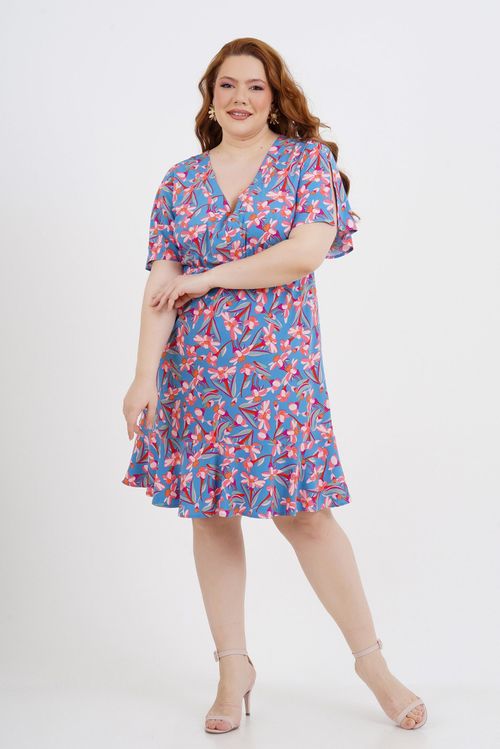 Vestido Plus Size Felícia Médio