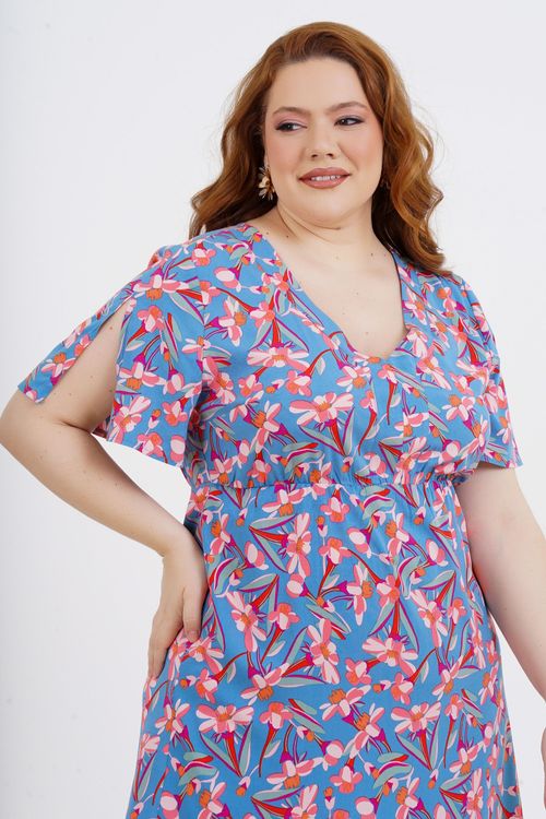 Vestido Plus Size Felícia Médio