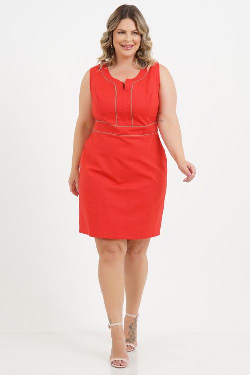 Vestido Plus Size Esmeralda Médio