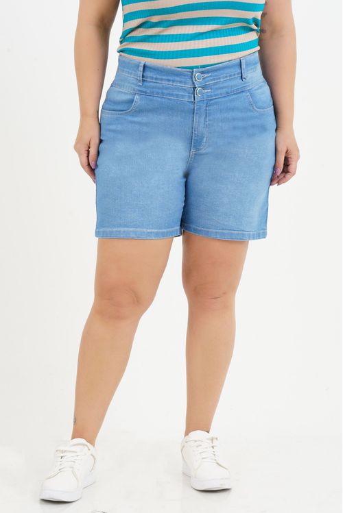 Shorts Mom Plus Size Luiza Jeans