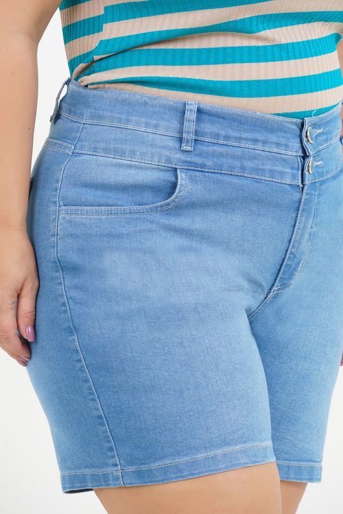Shorts Mom Plus Size Luiza Jeans