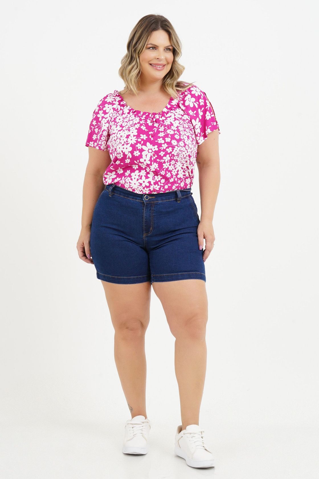 Shorts Plus Size Filomena Jeans - Program Moda