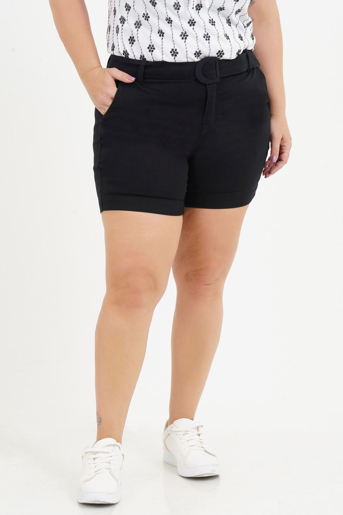 Shorts Plus Size Sophia Laise - Program Moda