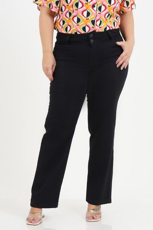 Calça Reta Plus Size Marieta