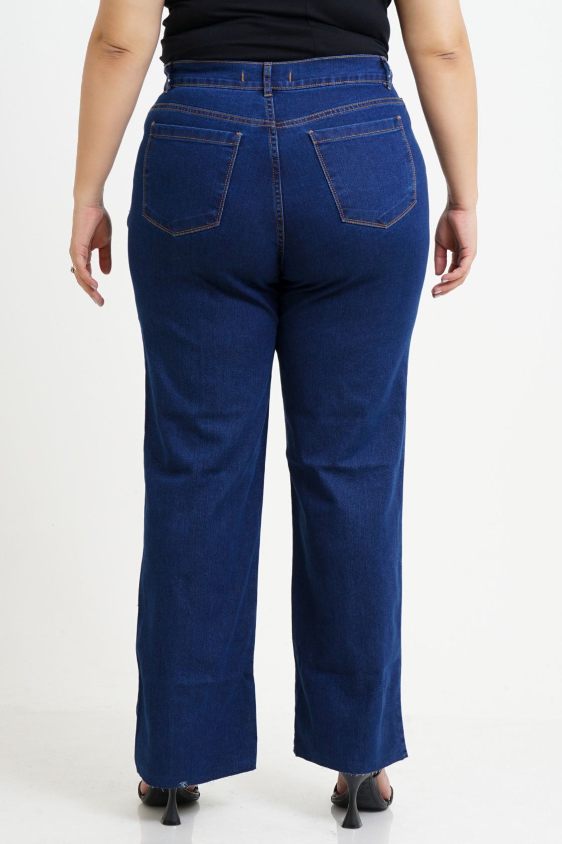 Calça Reta Plus Size Ivete Jeans - Program Moda