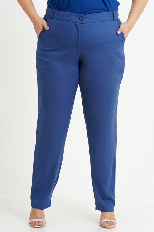 Calça Reta Plus Size Lívia