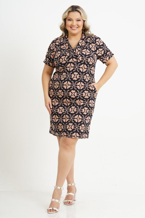 Vestido Plus Size Carla Médio