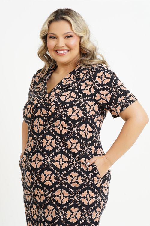 Vestido Plus Size Carla Médio