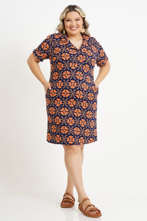 Vestido Plus Size Carla Médio