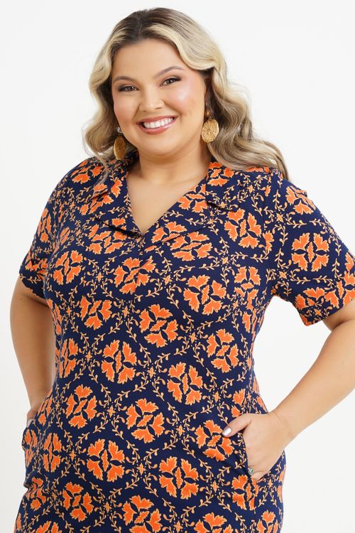 Vestido Plus Size Carla Médio