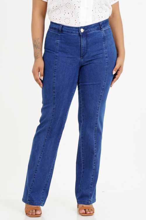 Calça Reta Plus Size Glória Jeans