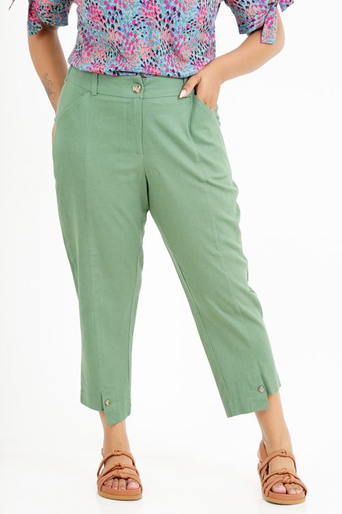 Calça Capri Plus Size Kaila