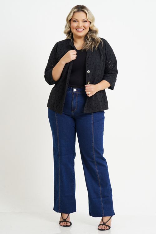 Blazer Plus Size Marcela Laise Manga 3/4