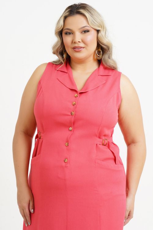 Vestido Plus Size Samantha Midi