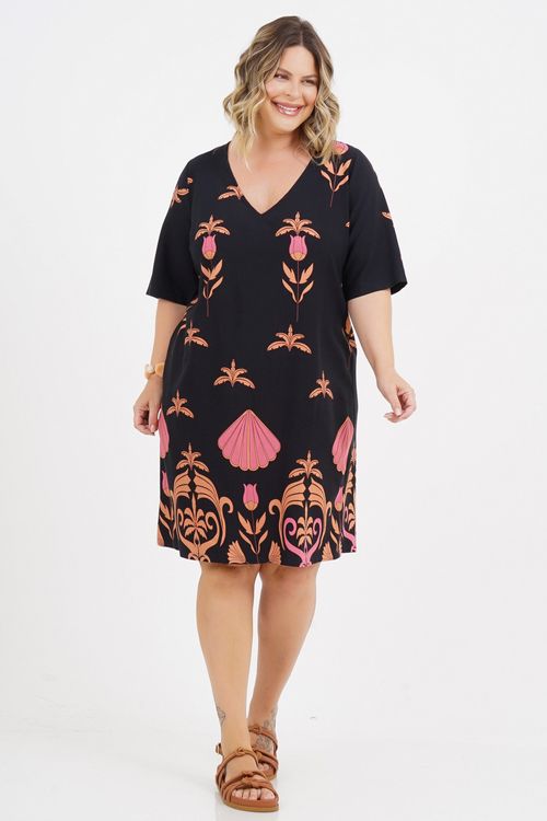 Vestido Plus Size Dominique Médio