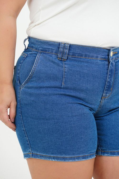 Shorts Mom Plus Size Cecília Jeans
