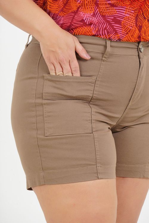 Shorts Cargo Plus Size Vilma