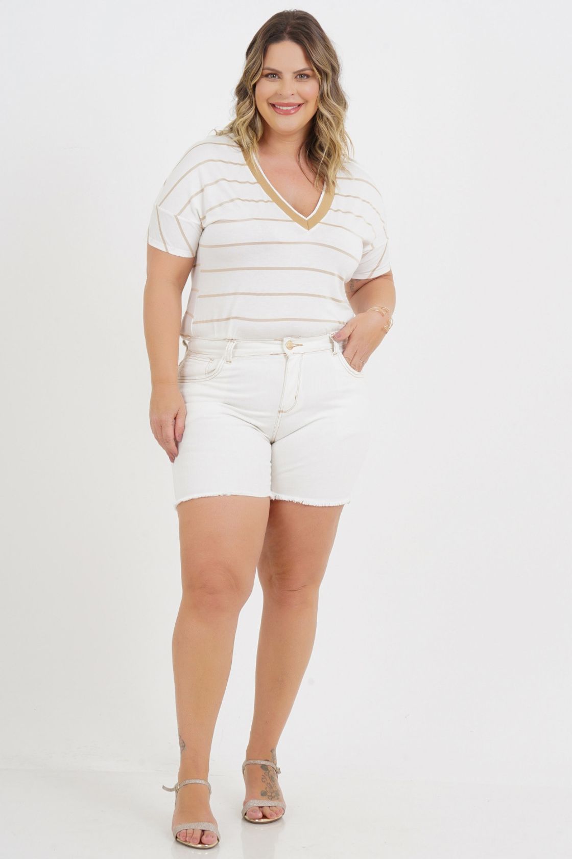 Shorts Plus Size Madalena - Program Moda