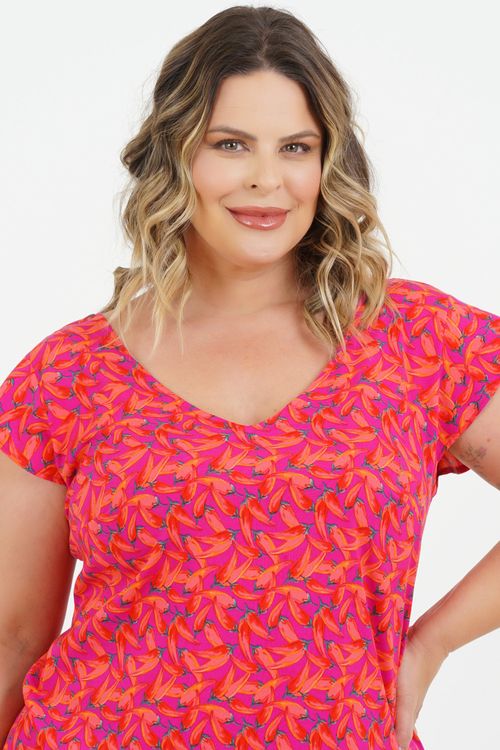 Vestido Plus Size Iza Curto