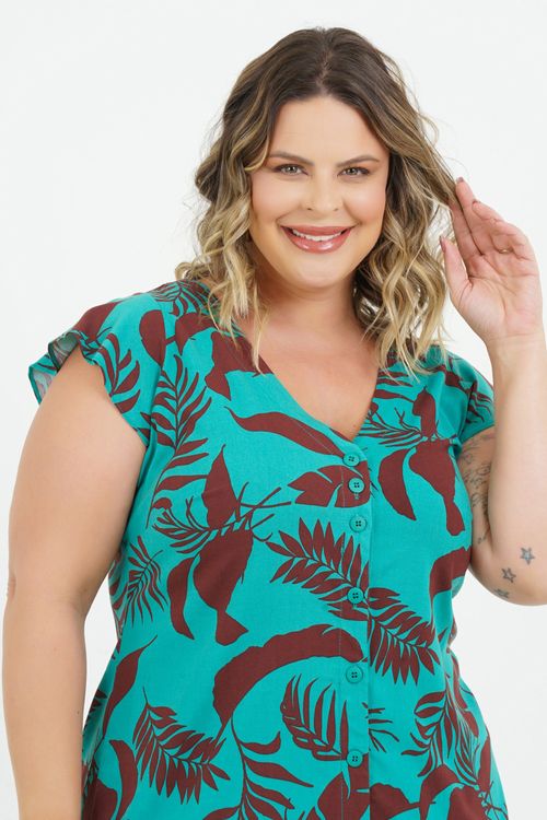 Vestido Plus Size Hortência Midi