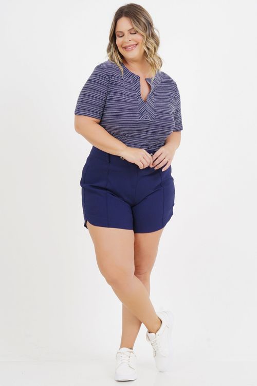 Blusa Plus Size Úrsula Manga Curta
