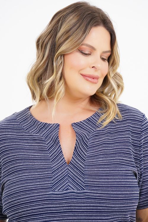 Blusa Plus Size Úrsula Manga Curta