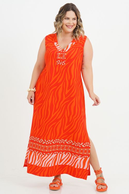 Vestido Plus Size Zahara Longo