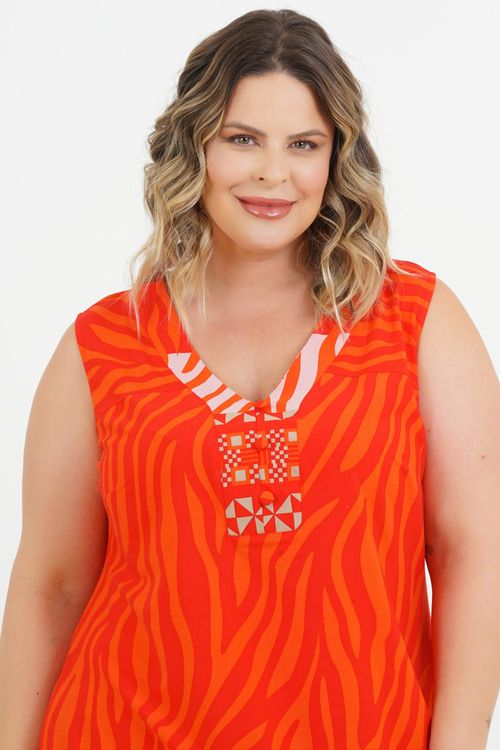 Vestido Plus Size Zahara Longo