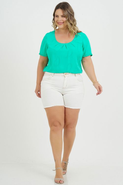 Blusa Plus Size Martina Manga Curta