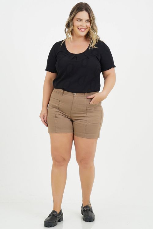 Blusa Plus Size Martina Manga Curta
